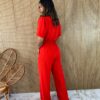 fernandaramosstore com br conjunto feminino calca pantalona e blusa manga princesa vermelho 6