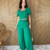 fernandaramosstore com br conjunto feminino calca pantalona e cropped com bojo verde 1