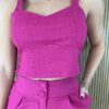 fernandaramosstore com br conjunto feminino linho calca e cropped sem bojo fucsia 3