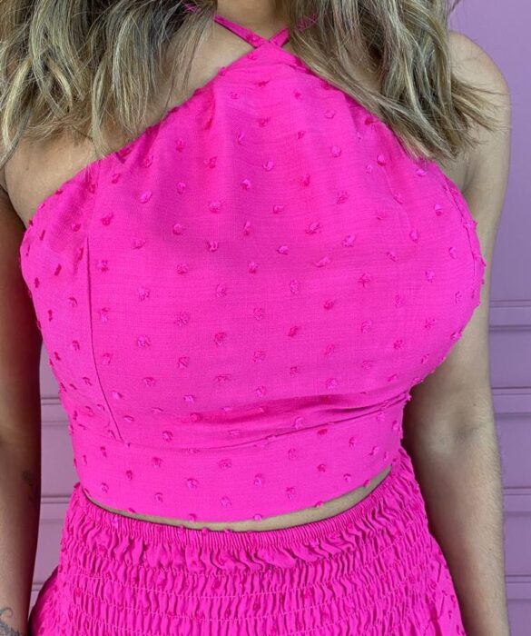 fernandaramosstore com br conjunto feminino pipoquinha cropped e saia longa pink 1