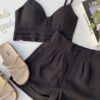 fernandaramosstore com br conjunto feminino short com botoes e cropped com bojo preto