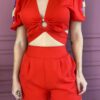 fernandaramosstore com br conjunto feminino vermelho cropped bordado e short 3