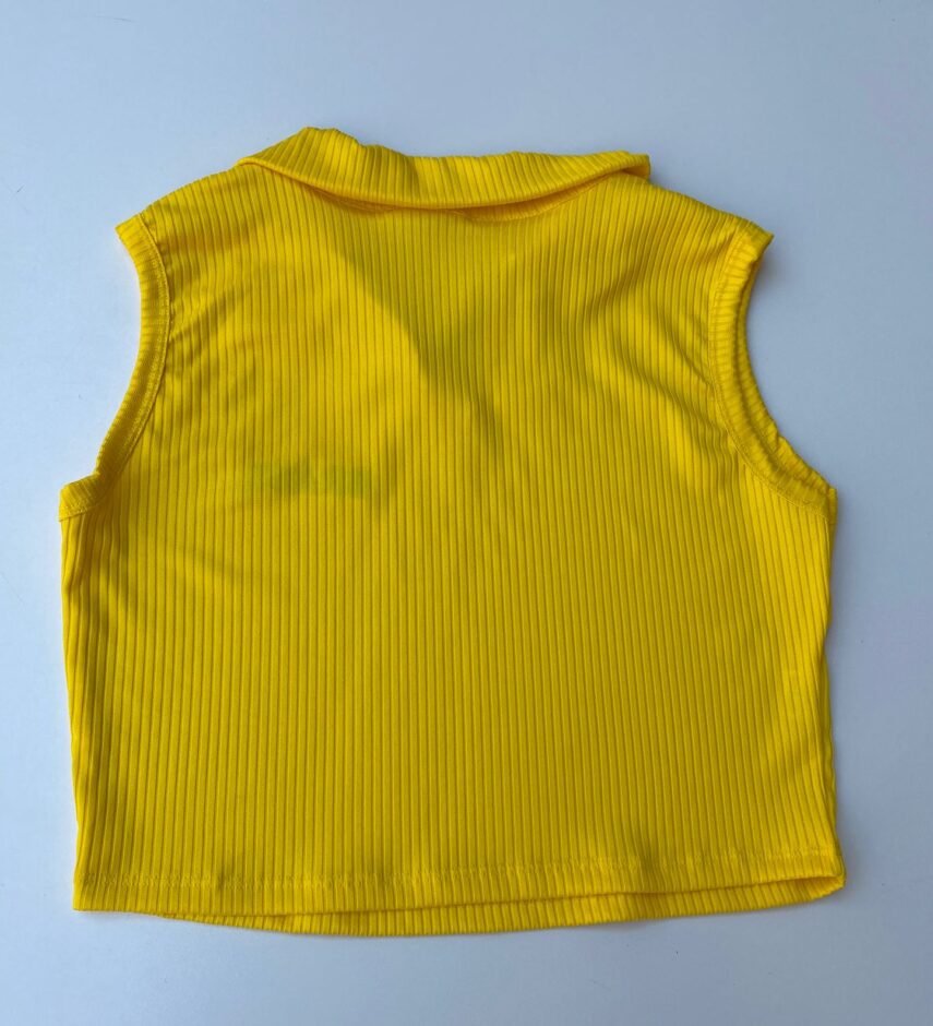 fernandaramosstore com br cropped feminino amarelo canelado com gola sem bojo 2