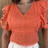 fernandaramosstore com br cropped feminino sem bojo de laise ziper atras laranja 2