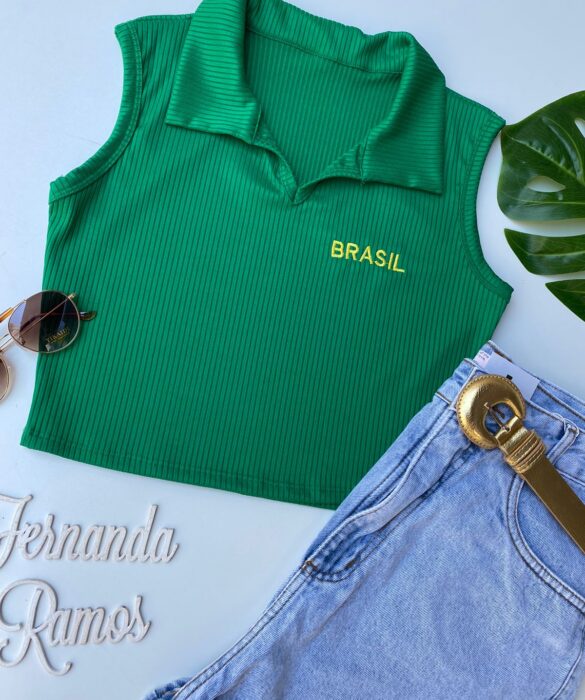 fernandaramosstore com br cropped feminino verde canelado com gola sem bojo 1