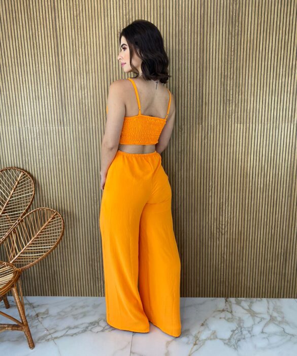 fernandaramosstore com br macacao feminino com bojo alca regulavel com aberturas laranja 5
