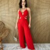 fernandaramosstore com br macacao feminino com bojo alca regulavel com aberturas vermelho 2