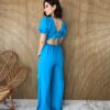 fernandaramosstore com br macacao feminino com bojo e amarracao atras azul 4