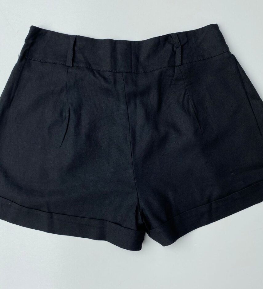 fernandaramosstore com br short feminino preto viscolinho com bolsos 2