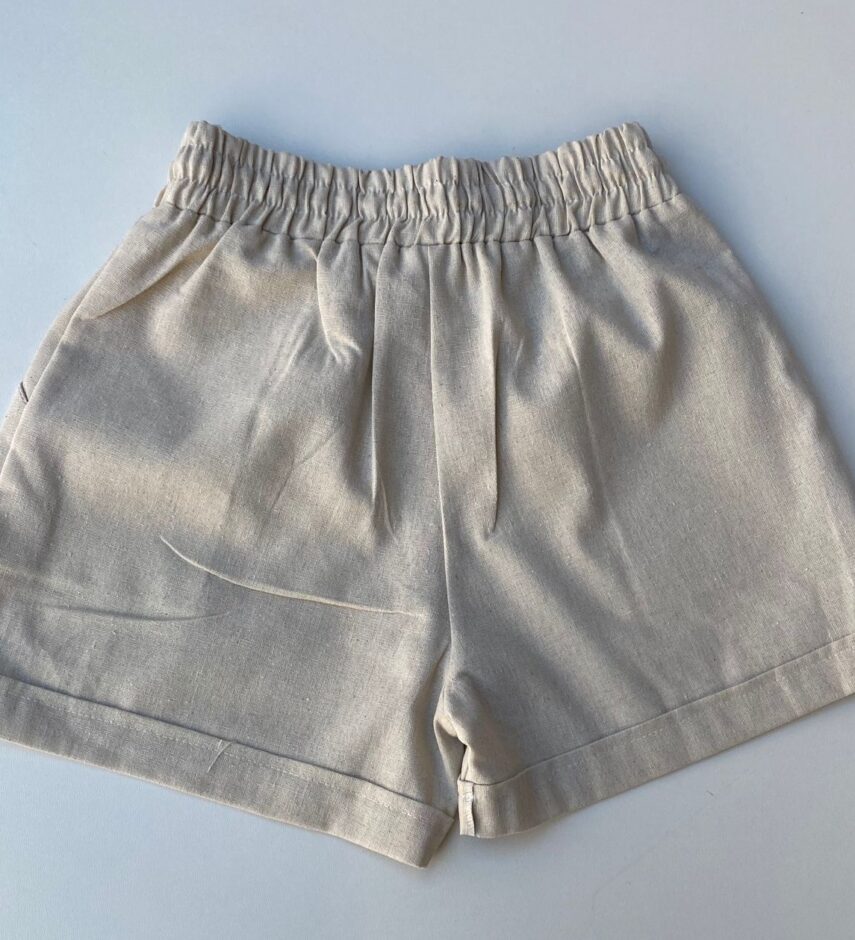 fernandaramosstore com br short feminino viscolinho com amarracao bege 2