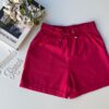 Short Feminino Viscolinho com Amarração Pink Fernanda Ramos Store