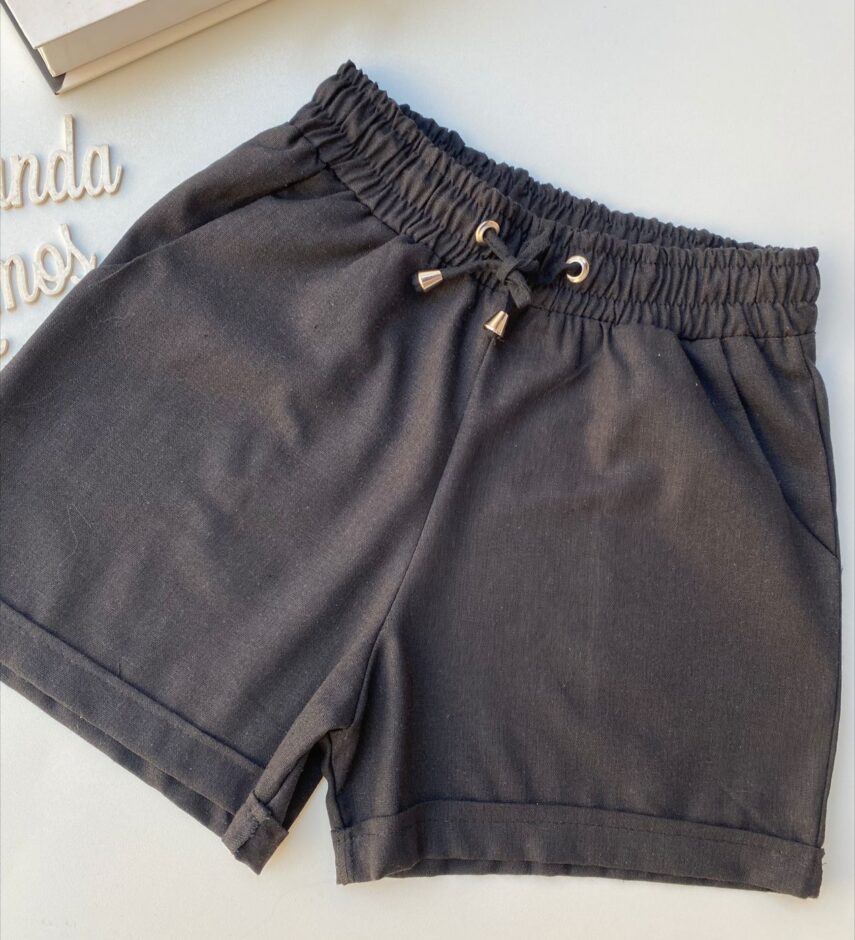 fernandaramosstore com br short feminino viscolinho com amarracao preto 1