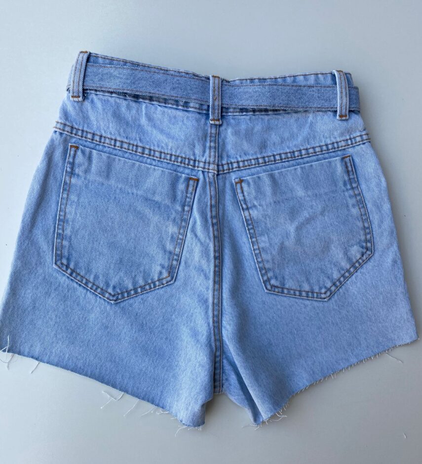 Short Jeans Feminino com Cinto 1062W - Fernanda Ramos Store