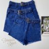 Short Jeans Feminino com Cinto 430 Fernanda Ramos Store