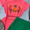 fernandaramosstore com br t shirt manga curta araras tropical summer pink fluor