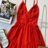 fernandaramosstore com br vestido curto alcinha sem bojo laise coral 1