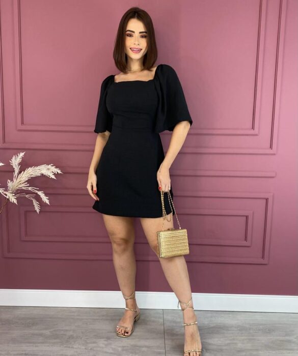 fernandaramosstore com br vestido curto com bojo com amarracao atras preto 1