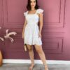 fernandaramosstore com br vestido curto com bojo de laise branco abacaxi