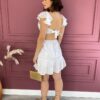 fernandaramosstore com br vestido curto com bojo de laise branco abacaxi 3