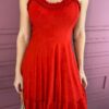 fernandaramosstore com br vestido curto com bojo laise de alca vermelho 2