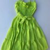 fernandaramosstore com br vestido curto com bojo verde lima com detalhe em amarracao