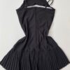 fernandaramosstore com br vestido curto sem bojo barra plissada preto 2