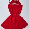 fernandaramosstore com br vestido curto sem bojo barra plissada vermelho 1