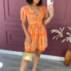 fernandaramosstore com br vestido curto sem bojo bordado manga curta laranja 1