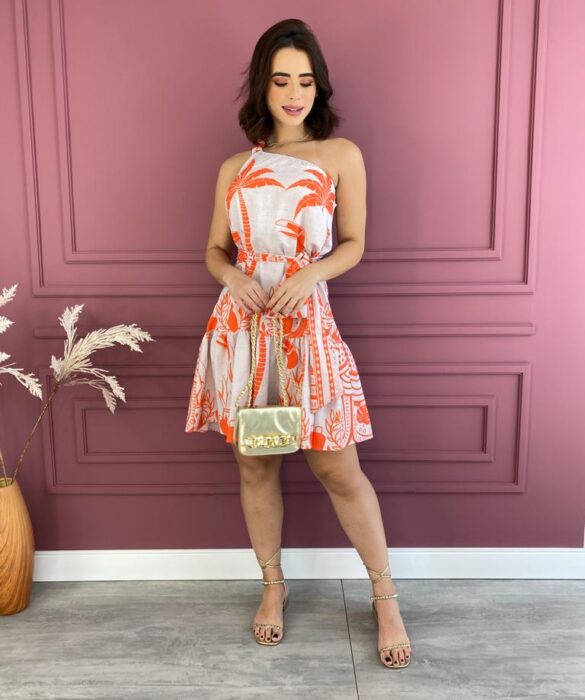 fernandaramosstore com br vestido curto sem bojo mula manca estampa coqueiros laranja