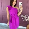 fernandaramosstore com br vestido curto sem bojo nula manga com amarracao fucsia 1