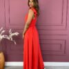 fernandaramosstore com br vestido longo com bojo alca com elastico e babados vermelho 3