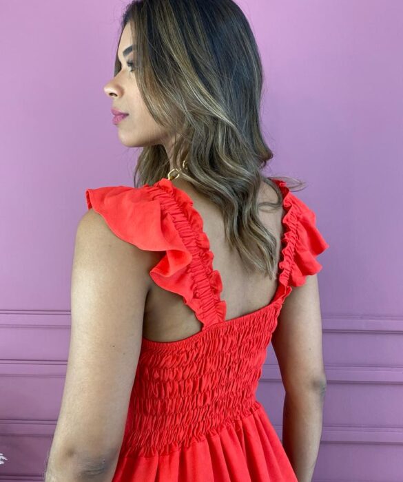 fernandaramosstore com br vestido longo com bojo alca com elastico e babados vermelho 5