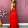 fernandaramosstore com br vestido longo com bojo alca regulavel e abertura vermelho 4