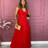 fernandaramosstore com br vestido longo com bojo alca regulavel laise vermelho 1