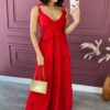 fernandaramosstore com br vestido longo com bojo alcas com amarracao vermelho 1