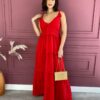 fernandaramosstore com br vestido longo com bojo alcas com amarracao vermelho 2