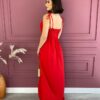 fernandaramosstore com br vestido longo com bojo alcas com amarracao vermelho 3