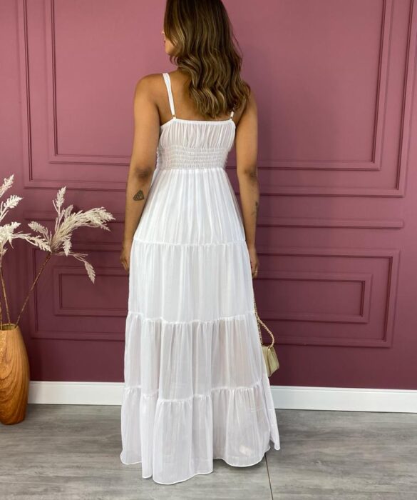 fernandaramosstore com br vestido longo com bojo botoes falso alca regulavel branco e prata 4