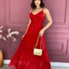 fernandaramosstore com br vestido longo com bojo botoes falso de alca vermelho 1