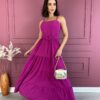 fernandaramosstore com br vestido longo com bojo com detalhe em amarracao fucsia