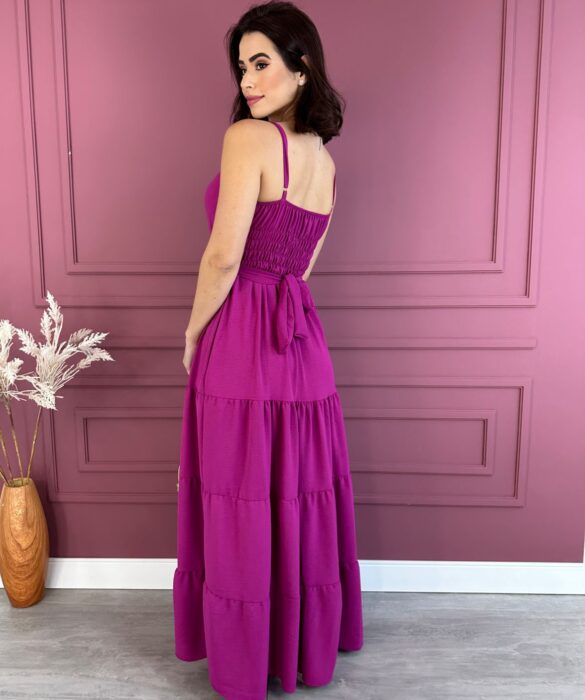 fernandaramosstore com br vestido longo com bojo com detalhe em amarracao fucsia 2