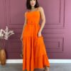 fernandaramosstore com br vestido longo com bojo com detalhe em amarracao laranja 1