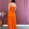 fernandaramosstore com br vestido longo com bojo com detalhe em amarracao laranja 2