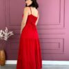 fernandaramosstore com br vestido longo com bojo com detalhe em amarracao vermelho 2