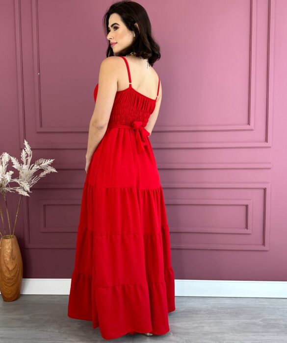 fernandaramosstore com br vestido longo com bojo com detalhe em amarracao vermelho 2