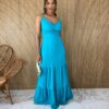 fernandaramosstore com br vestido longo com bojo detalhe franzido alca regulavel azul 2