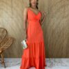 fernandaramosstore com br vestido longo com bojo detalhe franzido alca regulavel coral 1