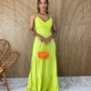 fernandaramosstore com br vestido longo com bojo detalhe franzido alca regulavel verde lima 1