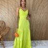 fernandaramosstore com br vestido longo com bojo detalhe franzido alca regulavel verde lima 3