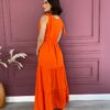 fernandaramosstore com br vestido longo com bojo em camadas amarracao nas alcas laranja 2